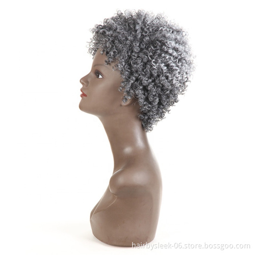 MAGIC 10 inch Cheap Short Bob Synthetic Hair Afro Kinky Curly Wigs For African Black Women Premium High Temperature Fiber